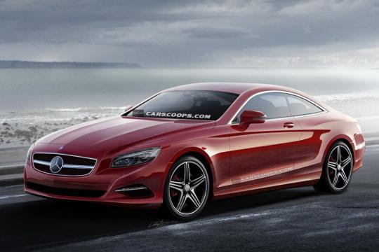 Mercedes S-Class Coupe засняли без камуфляжа