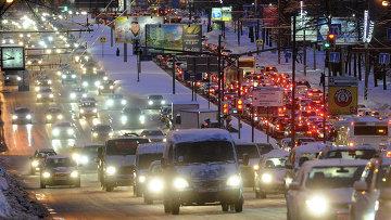 Декабрь стал самым загруженным месяцем зимы на московских дорогах