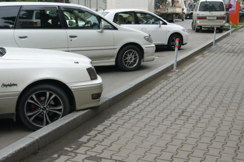 В Хабаровске не хватает парковочных мест