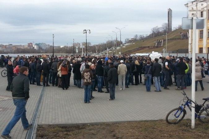 В Ижевске прошел митинг против плохих дорог