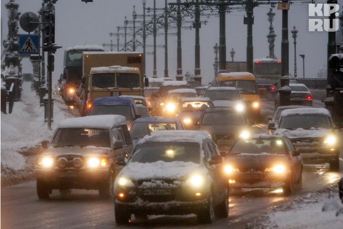 На Московском проспекте пробка растянулась почти на девять километров