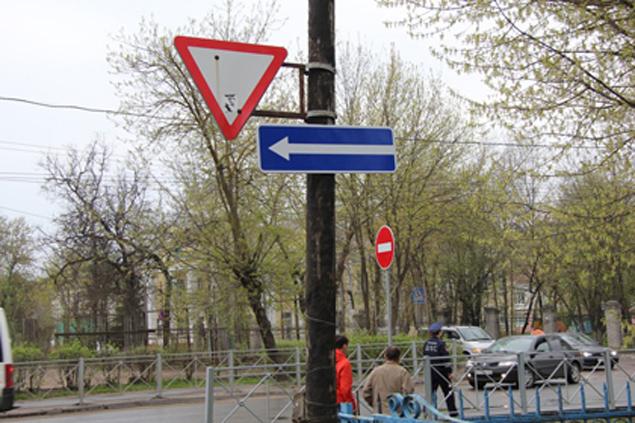 С 1 мая на нескольких улицах Брянска введено одностороннее движение