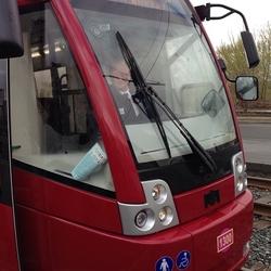 В Казани пустили первый трехсекционный скоростной трамвай