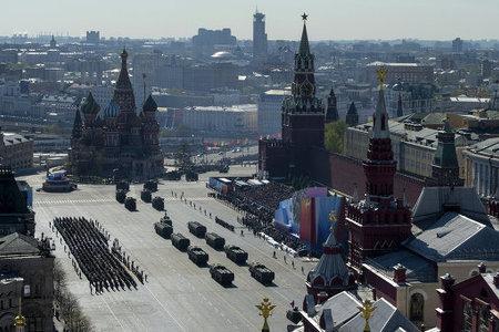 Для проведения парада Победы перекрыли центр Москвы