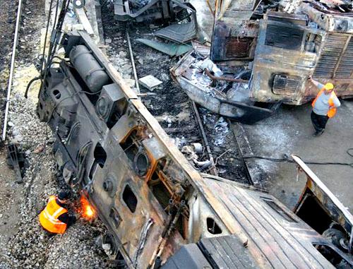 МЧС: в Белой Калитве из поврежденной цистерны откачено 15 тонн пропана