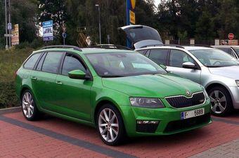 Две спортивные модели Skoda Octavia версии «RS» замечены в Чехии