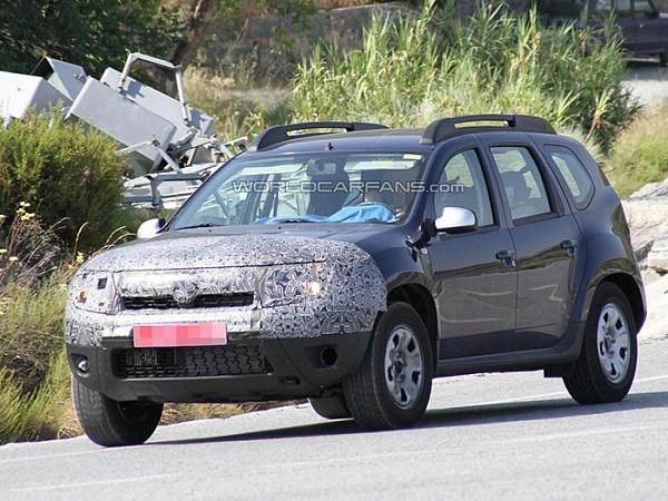 Dacia Duster 2014 года проходит дорожные испытания в Европе