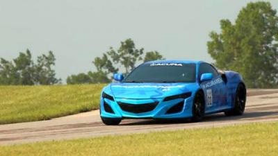 Acura опубликовала тизер прототипа суперкара NSX