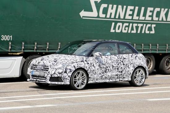 Audi S1 попала в объективы фотошпионов